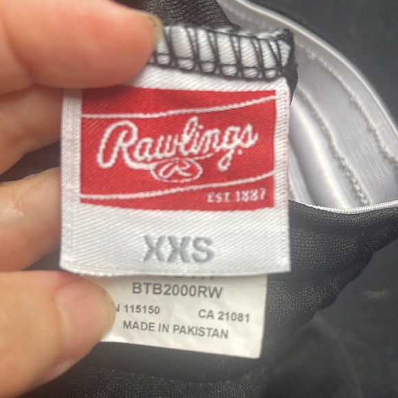 Rawlings size XXS black baseball pants. Great condition! - Picture 7 of 7